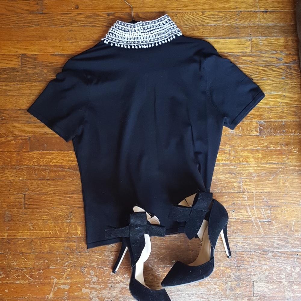 *UNIQUE* Beaded blouse